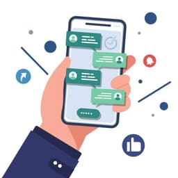 Grup diskusi WhatsApp/Telegram bersama pengajar